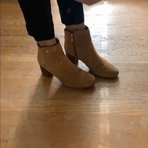 TORY BURCH SUEDE BOOTIES -SIZE 8-